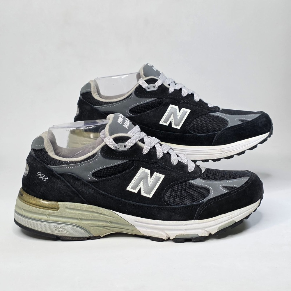 New Balance 993 Sneakers Heritage Collection Women's 9 Black Gray Suede USA Made